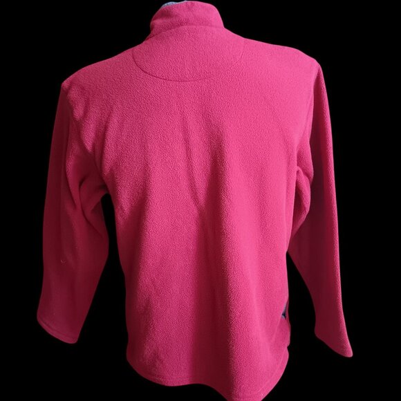 Old Navy Men's Jacket 1/4-Zip Fleece Pullover Shirt Red Sweater Jacket - Picture 5 of 6